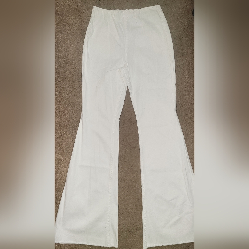 Tinseltown Elegant White Trousers